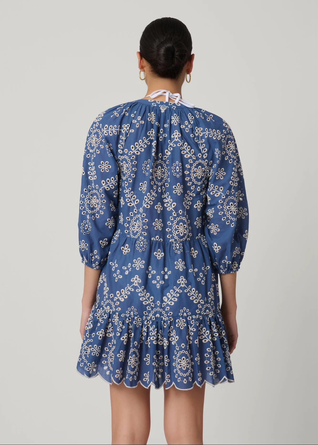 Chambray Buttondown Mini Dress - Image 3