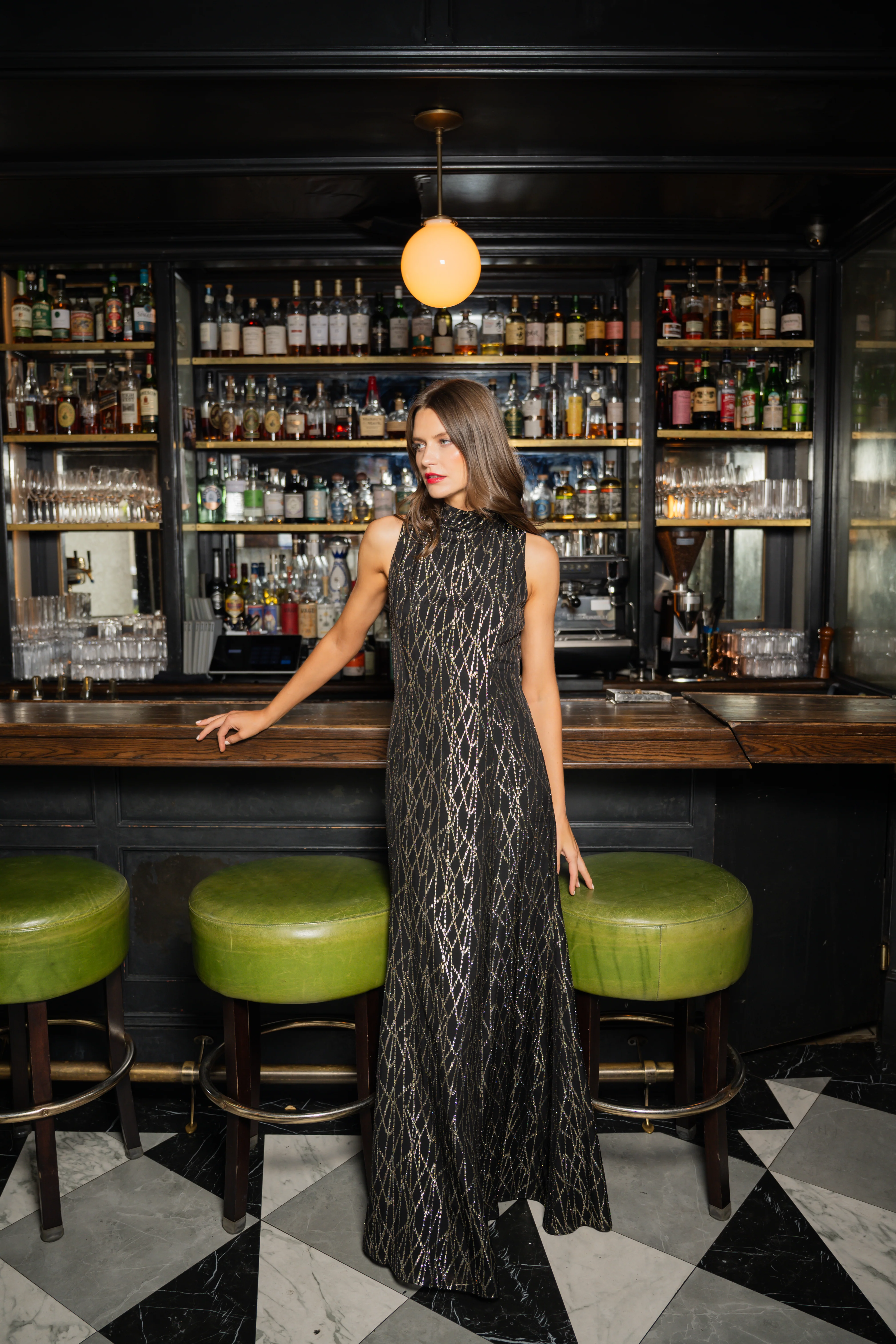 Midnight Flora Dress - Image 5