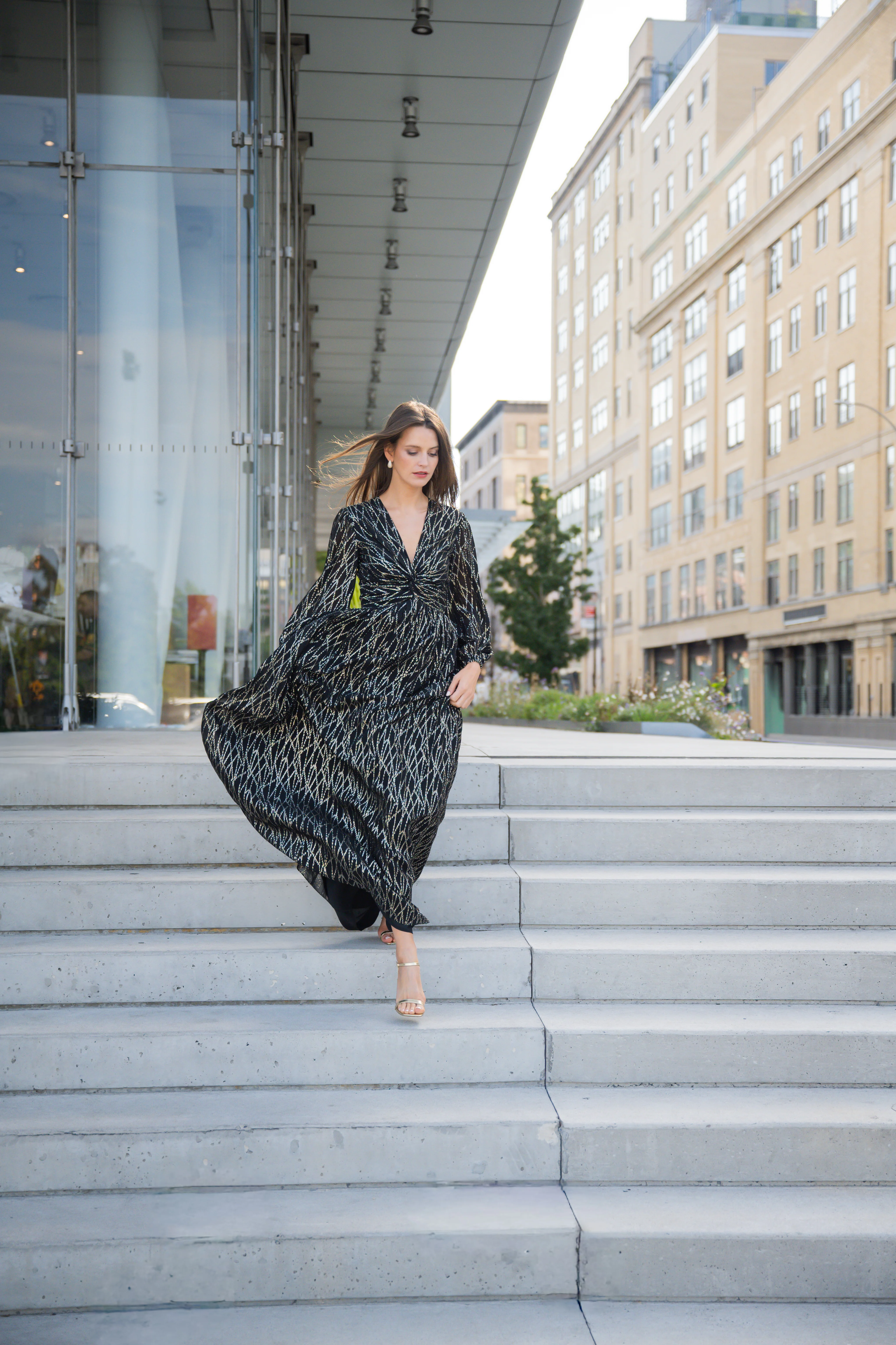 Midnight Rosalie Dress - Image 4